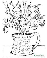 Let the kids add some spring color to your kitchen, office or hallways with these eight free printable easter coloring pages. Easter Coloring Pages