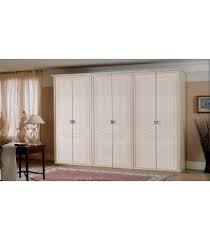 Armadio A 6 Ante A Battente Liberty Avorio Con Decori Armadio Classico Armadio Decorazioni