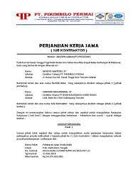 Ruang lingkup di atas akan dilelang dalam satu proses pengadaan badan usaha kerjasama, peserta pengadaan wajib menyampaikannya dalam satu kesatuan proposal. 10 Contoh Surat Kontrak Kerja Yang Baik Dan Benar Terlengkap