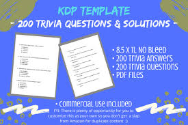 It's like the trivia that plays before the movie starts at the theater, but waaaaaaay longer. 200 Kdp Trivia Questions Solutions Graphic By Tomboy Designs Creative Fabrica