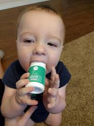 We have been telling him to be sure to inhale while taking his first sip. 🤣
