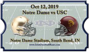 Notre Dame Fighting Irish Vs Usc Trojans Football Tickets