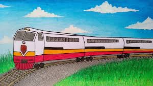 Sudah bagus, beragam, dan tinggal cetak. Cara Menggambar Kereta Api Menggambar Dan Mewarnai Kereta Api Yang Mudah Youtube