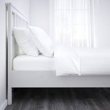 Make and create the bed of your dreams with a full, queen or king size bed from ikea. Hemnes Bed Frame White Stain King Ikea