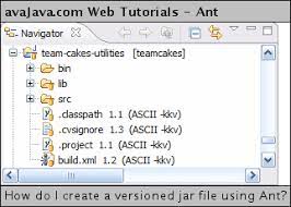 How Do I Create A Versioned Jar File Using Ant? - Web Tutorials -  Avajava.com