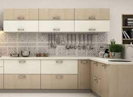 Using annie sloane's chalk paint (the colour is florence)i brought it in line with other pieces i've been doing for this room. Cream Brown Wooden Home Modular Kitchen Cabinet Rs 300000 Unit Id 20411955997