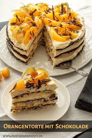 Orangentorte Mit Schokolade Kuchenmomente Rezept Orangen Torte Kuchen Und Torten Kuchen Und Torten Rezepte