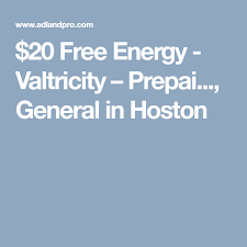 20 Free Energy Valtricity Prepai General In Hoston Free Energy Energy Prepaid Electricity
