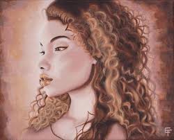 Maybe when you paint it, it looks stringy. Painting Of Curly Hair Novocom Top