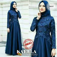 Untuk ke acara pesta pada dasarnya tidak perlu baju yang mewah. Baju Gamis Muslim Terbaru 2020 2021 Model Baju Pesta Wanita Kekinian Bahan Velvet Kondangan Remaja Shopee Indonesia