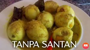 Setelah itu haluskanlah semua bumbu halus yang telah disiapkan. Resep Telur Bumbu Kuning Tanpa Santan Youtube
