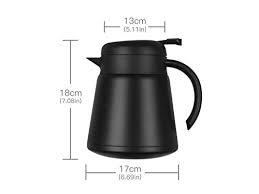 They take innovative product design and bring it into your kitchen, so you can relax and enjoy the good life. Lafeeca Thermal Coffee Carafe Tea Pot Stainless Steel Double Wall Vacuum Insulated Cool Touch Handle Hot Cold Retention Non Slip Silicone Base Bpa Free 750ml Black Buy Online
