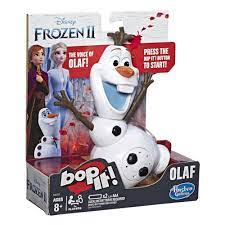Bop It! Disney Frozen 2 Olaf Edition Electronic Game for Kids Ages 8 and up  - Hasbro Games