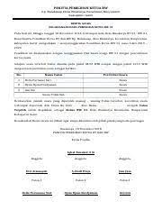 Contoh surat suara pemilihan rt jual surat kartu suara pilkades pemilihan di lapak tatang khoerudin bukalapak jual surat kartu suara pilkades pemilihan di. Berita Acara Rw Panitia Pemilihan Ketua Rw Kp Balakasap Desa Binakarya Kecamatan Banyuresmi Kabupaten Garut Berita Acara Pelaksanaan Hasil Course Hero