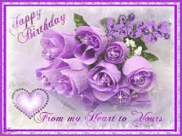 Wish you a whole lot of happiness. Purple Happy Birthday Mom Novocom Top