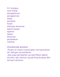 Bertolak dari pemaparan sejarah pola budaya politik masyarakat indonesia di atas, afan gaffar (2002: Doc Ciri Budaya Shami Farhanah Academia Edu