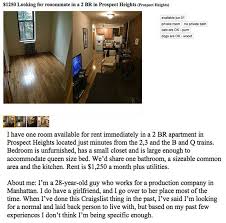 Typically a tenant has moved into a new apartment and with a sensible commercial approach that balanced monetisation and user needs, craigslist could generate a few hundred million in revenue. Room For Rent Craigslist