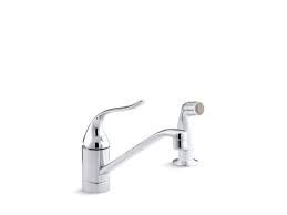 By debbie wolfe bobvila.com and its partners may earn a commission if you purchase a produc. Kohler K 15176 F Cp Coralais Two Hole Kitchen Sink Faucet With 8 1 2 Spout Matching Finish Sidespray And Lever Handle General Plumbing Supply Inc