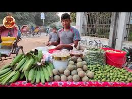 Kola Bhorta I Green Banana Recipe Spicy Mix I Kacha Kola Vorta I Street Banana Recipes Spicy Recipes Green Banana