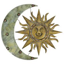 We hope you enjoy our growing collection of hd images. Amazon Com Aztec Sun And Moon Metal Wall Decor Metal Sun And Moon Wall Decor Metal Sun Decor Metal Moon Decor 25 5 W X 23 H Sports Outdoors