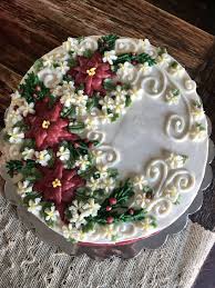 Poinsettia Christmas Cake Swiss Meringue Buttercream Icing Crazy Cakes Christmas Cake Cake Mix Recipes