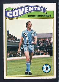 Topps Footballers Orange Back Tommy Hutchinson Coventry City No 70 Ex Coventry City British Football English Football League