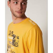 Pijama LOIS Hombre Invierno Estampado Ocre