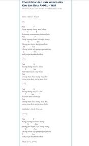 Am d menangislah dan jangan ragu ungkapkan. Chord Lagu Indonesia Startseite Facebook