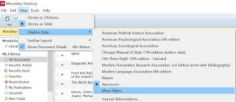 Although we provide styles for 1000+ journals, we realize this isn't enough for everyone. Endnote Transferring Records From Mendeley Desktop