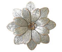 How to make metal flowers. Galvanized Metal Flower Wall Decor Big Lots Metal Flower Wall Decor Metal Flowers Metal Wall Flowers
