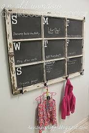 Old Window To Chalkboard Calendar Chalkboard Paint Cleaning Tips Crafts Repurposing Upcycling Windows Old Window Home Diy Chalkboard Calendar Old Windows