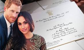 Meghan markle and prince harry are currently pregnant with a baby girl. Meghan Markle And Prince Harry Send Out Invites To Royal Wedding Royal News Express Co Uk