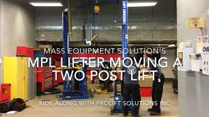 A wide variety of double vehicle hoist options are available to you, such as 1 year, 2 years and 3 years.you can also. How To Move A 2 Post Lift Fully Assembled With The Mpl1000 Lift Youtube