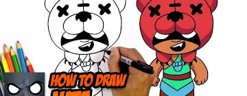 Line friends x brawl stars crow 25cm plush toy. How To Draw Brawl Stars Nita Step By Step Tutorial Paintingsuppliesstore Com