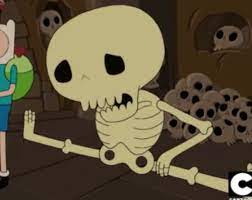 Finn quickly told jake not to drink the water because the skull wanted him to, but the skull then told jake to not drink it, so jake jumped into the river and drank. Even Skeletons Are Sad Adventure Time Ended Adventuretime