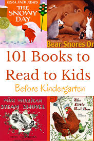 Books Every Child Needs Hear Before Kindergarten Printable