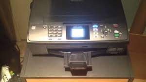 Within 10 minutes i was ready in addition to i could go. Brother Mfc J220 All In One Printer Scanner Copier Fax Youtube