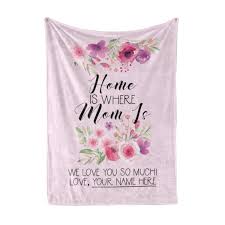 Wisheschoice presents a fabulous collection of birthday wishes for daughter from mom. Kids Furniture Room Decor Gifts Presents For Mother From Son And Daughter Birthday Present From Kids 30x40 Fleece Personalized Corner Home Is Where The Mom Is Mothers Day Blanket Kids Bedding