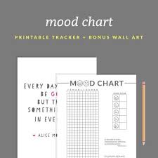 Printable Mood Chart A Year In Pixels Printable Bonus