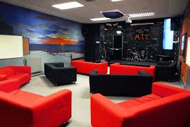 Church Youth Room Layouts Particular Emphasis Was Given To The Stage Design Youth Group Rooms Youth Ministry Room Youth Rooms
