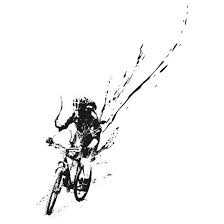 Mountain Bike Splatter Slim Fit T Shirt Fahrrad T Shirts Fahrrad Und Zeichnungen