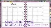This makes us take a longer time to achieve our goals, and we don't want that! Making A Digital Planner In Powerpoint Youtube