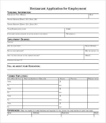 Job Application Form Template 8 Free Pdf Documents Download Free Premium Templates