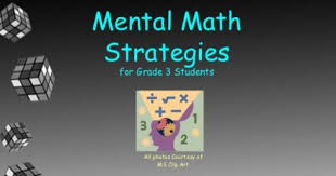 Mental Math Strategies For Grade 3 By Roshels Via Slideshare Mental Math Strategies Mental Math Math Strategies