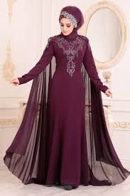 Nayla Collection Tas Islemeli Pelerinli Murdum Tesettur Abiye Elbise 25738mu Tesetturisland Com Elbise Giyim The Dress
