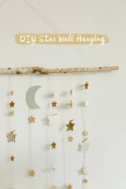 Feather wall hanging, a bohemian driftwood wall hanging or feather mobile this feather and driftwood wall hanging was inspired by whimsical dreamcatchers and a beautiful piece of driftwood i found on a california beach. Create Your Own Dreamy Room Decor With A Diy Star Wall Hanging Think Make Share