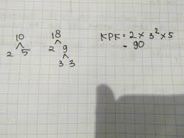 3 x 3 x 2. Jadikanlah Kpk Dari 10 Dan 18 Jawabannya Sama Caranya Brainly Co Id