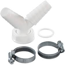 No leaks and i've used both appliances for several days now. Xavax Dual Connector For Washing Machine And Dishwasher Drain Hose For Hoses With Inner Dimensions 19 23 Mm 2 Way Distributor With Gasket Y Splitter 1 Inch White Amazon De Large Appliances