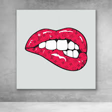 Louis Vuitton Fashion Pop Art Lips Light In 2021 Pop Art Lips Pop Art Canvas Painting Diy