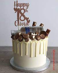 Chocolate birthday cake martiniseasonal memories. 50 Vodka Cake Design Cake Idea October 2019 Bottle Cake 21st Birthday Cakes Alcohol Cake